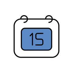 Calendar icon vector stock.
