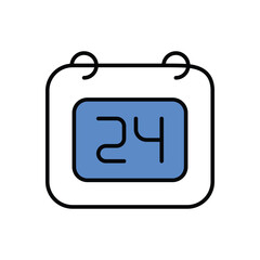 Calendar icon vector stock.