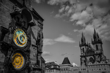 The Astronomical Clock in Prague Old Town