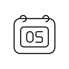 Calendar icon vector stock.