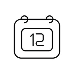 Calendar icon vector stock.