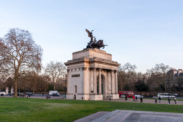 London, UK - 04.05.2023: Wellington Arch