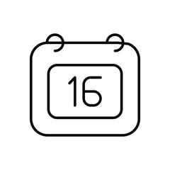 Calendar icon vector stock.