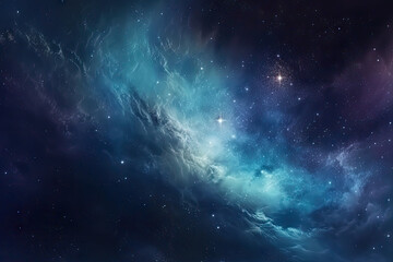 Obraz na płótnie Canvas Galaxy and_Nebula. Abstract space background