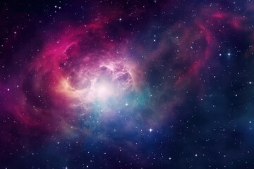 Obraz premium Galaxy and_Nebula. Abstract space background