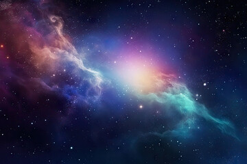 Obraz na płótnie Canvas Galaxy and_Nebula. Abstract space background