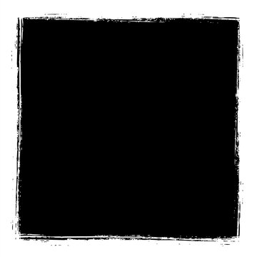 Grunge frame background in black
