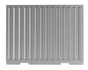 Container isolated on transparent background. 3d rendering - illustration