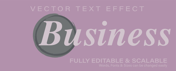 Typography with text effects and brush effects