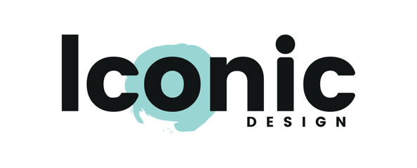 Typography with text effects and brush effects