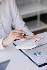 Real estate broker agent presenting and consult to customer to decision making sign insurance form agreement, buy and sell home model, concerning mortgage loan offer for and house insurance