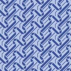  Japanese Zigzag Weave Line Vector Seamless Pattern