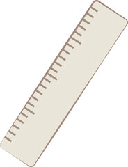 a ruler to help make straight lines

