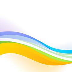 Abstract colorful background with wave 