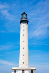 Biarritz lighthouse on a sunny summer day in France