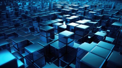 Abstract cubes background texture made with generated ai