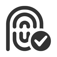 Check fingerprint icon