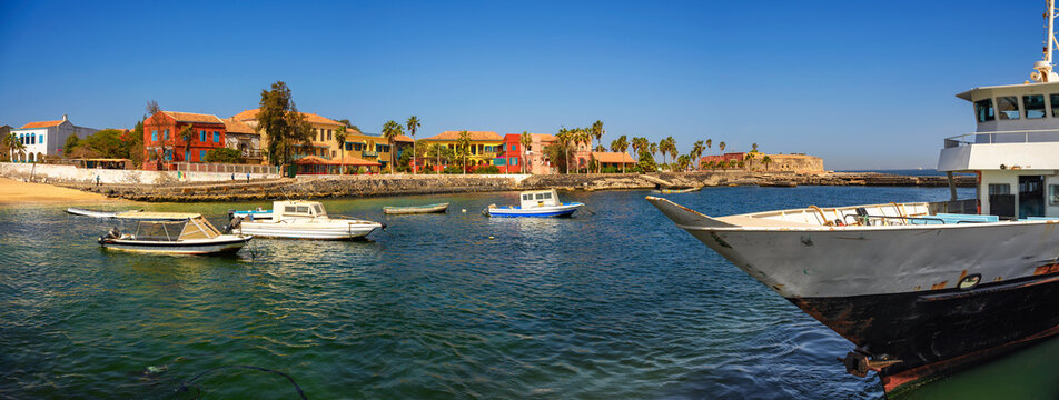 Historic city on the Goree island near Dakar, Senegal, Africa