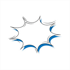 Comic Bubble Message