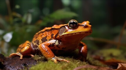 Fototapeta premium Small frog made with generated ai