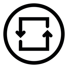 repeat arrow sign, repeat icon, repeat sign icon, Set of arrow icons, Set of interface collection for website design, Design elements for your projects. repeat line icons, ui icon, repeat ui icon