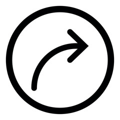 turn right sign, turn right, turn right icon, turn right symbol, turn right arrow, right arrow, Set of interface collection in black color for website design