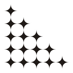 Retro Stars Pattern Decoration