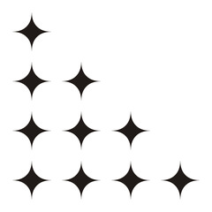 Retro Stars Pattern Decoration
