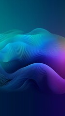 Modern gradient waves blend background, great design for any purposes. Vibrant style template. Multicolor color background. Futuristic dynamic motion technology. Creative design.