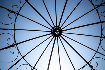 bicycle wheel in the sky