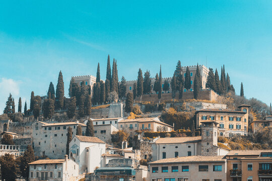 panorama of the town country