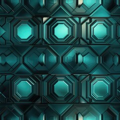 Futuristic and abstract tile with pattern