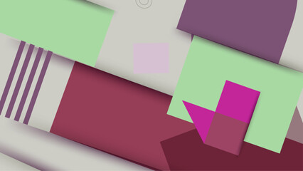 Geometrical abstract design with minimal background perfect for wallpaper backdrop