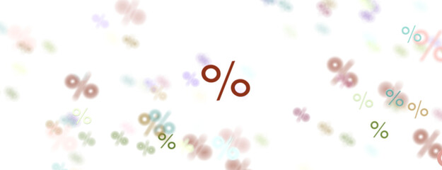 percent rain shopping digital in 3d.