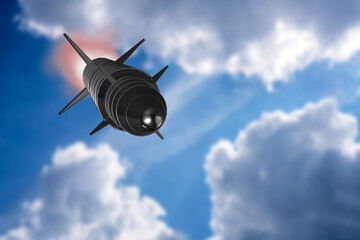 飛翔する弾道ミサイル © Haru Works