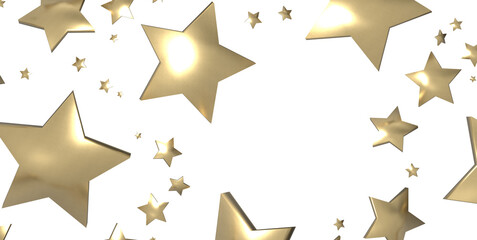 Stars - stars. Confetti celebration, Falling golden abstract decoration for party, birthday celebrate,