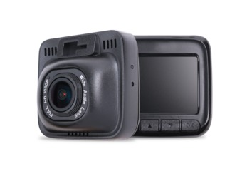 Car CCTV camera video recorder isolated on white background