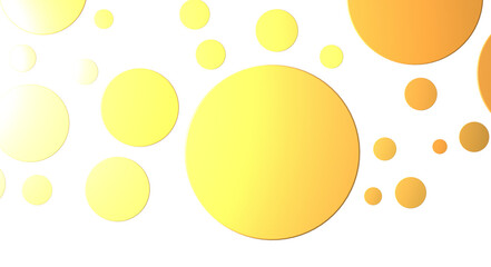 Golden confetti falling down isolated on transparent background.