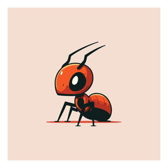Ant Logo template vector illustration design