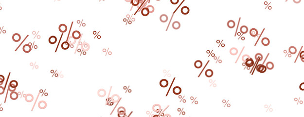 sale digital percentin 3d - 3D percent rain illlustration