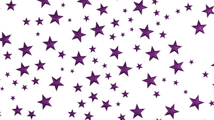 XMAS Stars - A gray whirlwind of magenta snowflakes and stars. New