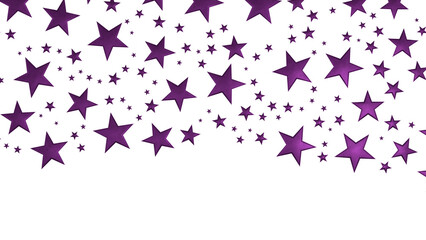XMAS Stars - A gray whirlwind of magenta snowflakes and stars. New