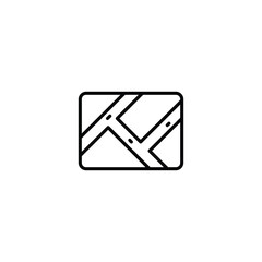 Navigation icon design with white background stock illustration