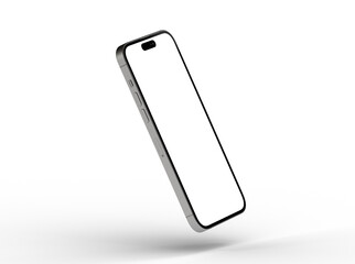 Mockup - realistic smartphone template mockup for user experience presentation. Stylish concept design for websites, applications and landing pages.