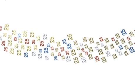 Lauriers 25  years png