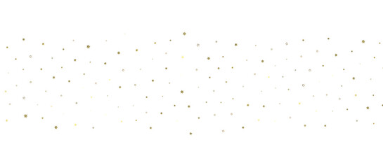 XMAS Stars - A gray whirlwind of golden snowflakes and stars. New