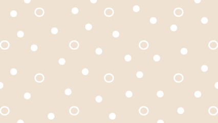 Beige background with white dots