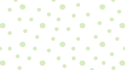 White background with green dots