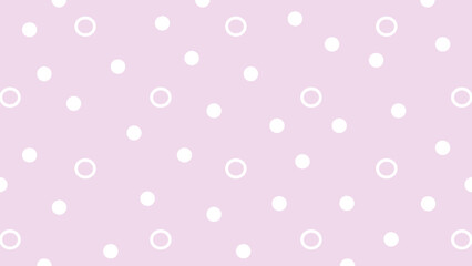 Pink background with white dots