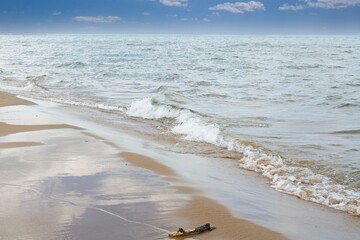 Beautiful view of Lake Huron at Tawas Point State Park in Michigan, USA